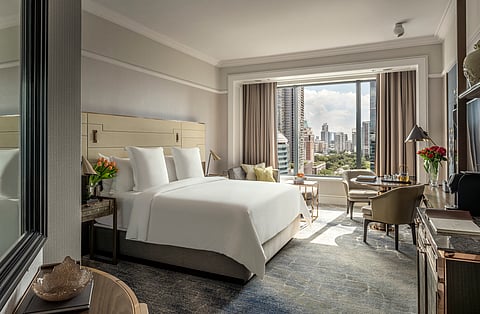 Boulevard Room at the Four Seasons Hotel Singapore